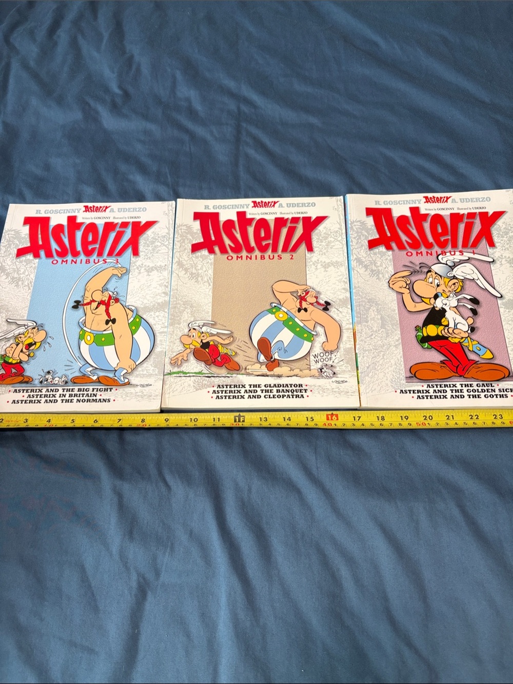 Asterix books 1,2,3